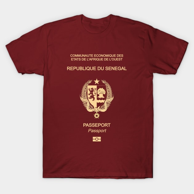 Senegal passport T-Shirt by Travellers